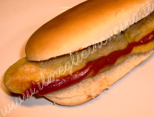 Hot dog vegetariano